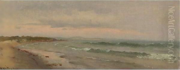 The Beach At Cape Ann Oil Painting by Thomas Worthington Whittredge