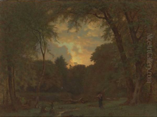 Evening 2 Oil Painting by George Inness