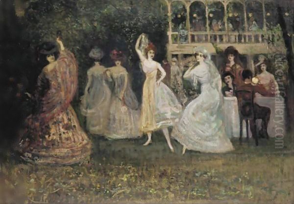 Spanish Night Oil Painting by Charles Edward Conder