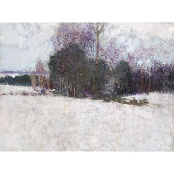 Paysage De Neige Oil Painting by Roderic O'Conor