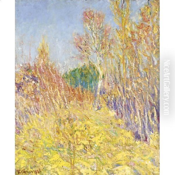 Autumn Landscape Oil Painting by Roderic O'Conor