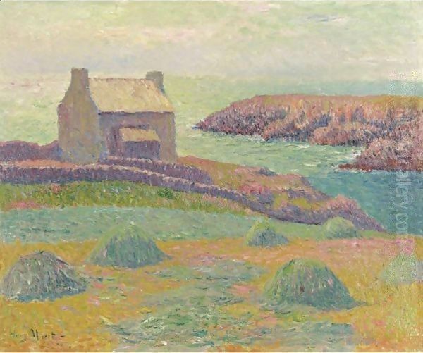 Maison Sur La Colline Oil Painting by Henri Moret