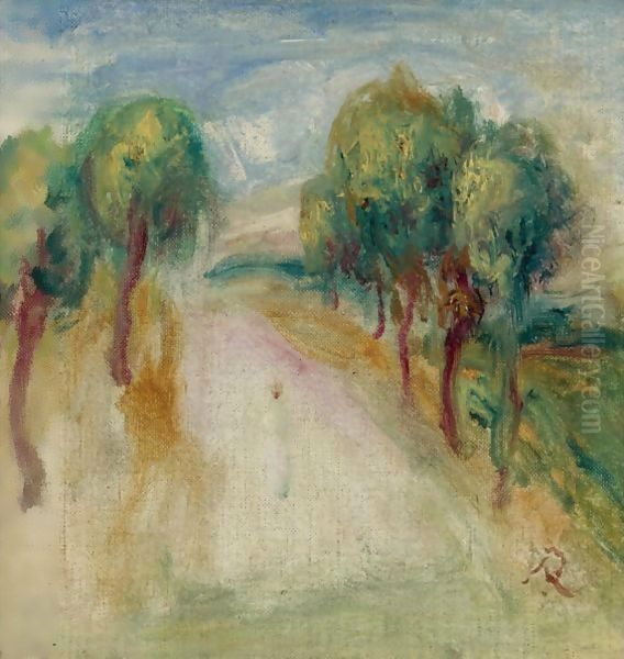 Le Chemin Ombrage Oil Painting by Pierre Auguste Renoir