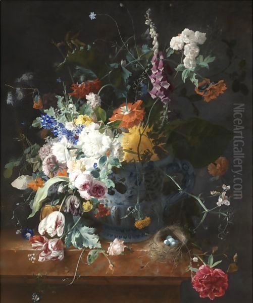 Floral Still Life Oil Painting by Arthur Chaplin