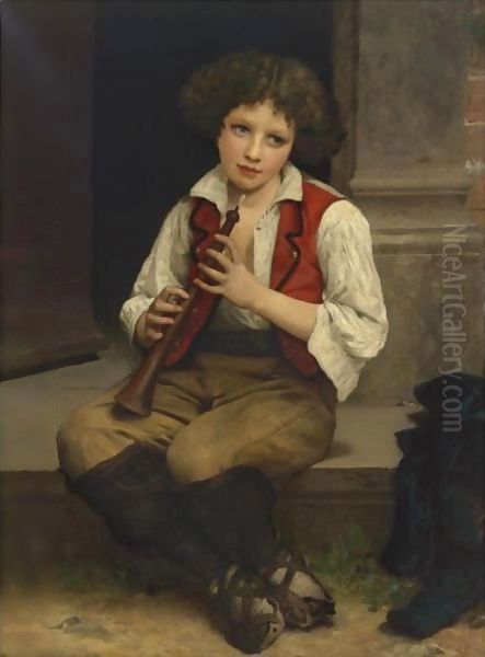 Pifferaro Oil Painting by William-Adolphe Bouguereau