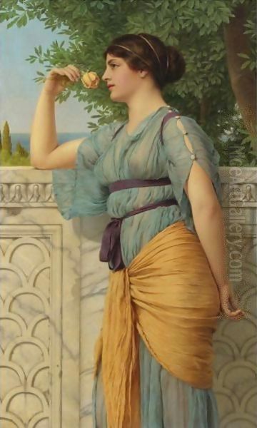 Memories Oil Painting by John William Godward