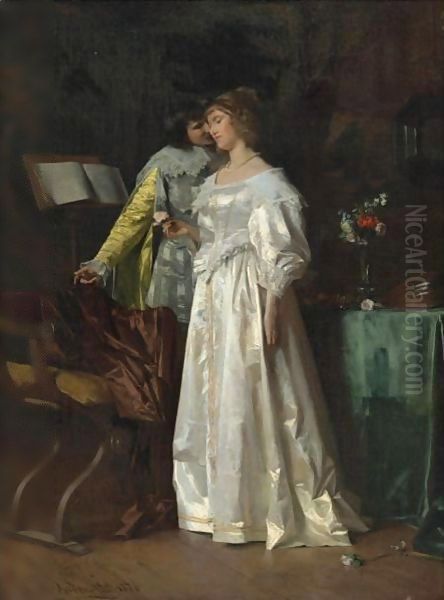 Lovers' Song Oil Painting by Federico Andreotti