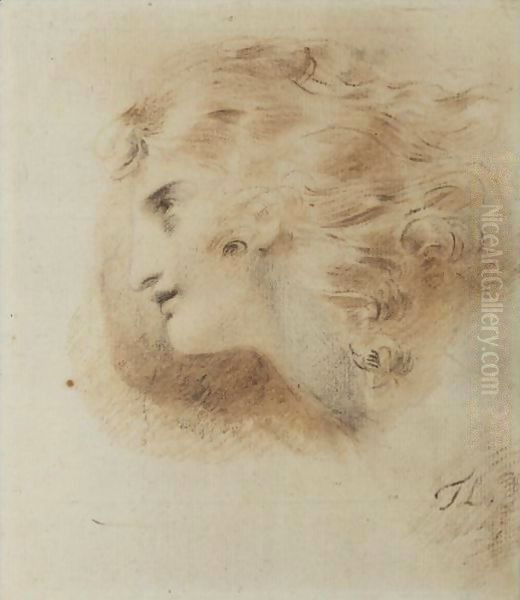 Study For The Head Of A Man Oil Painting by Sir Thomas Lawrence