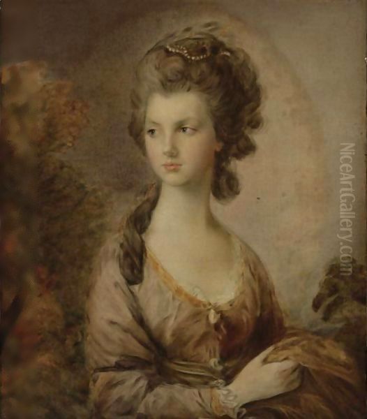 Portrait Of The Hon. Mrs. Thomas Graham Oil Painting by Thomas Gainsborough