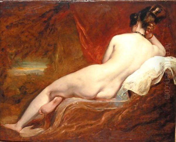 Reclining Nude 2 Oil Painting by William Etty