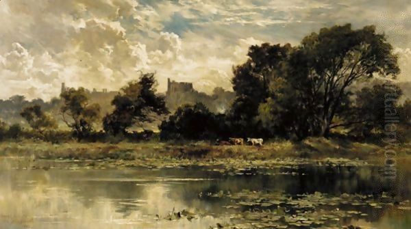 A View Of Windsor Oil Painting by Keeley Halswelle