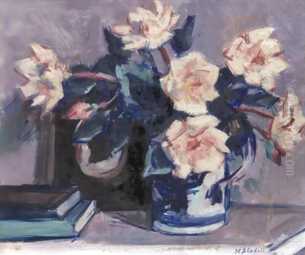 Roses 3 Oil Painting by Francis Campbell Boileau Cadell