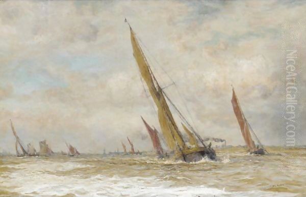 Off Sheerness Oil Painting by William Lionel Wyllie