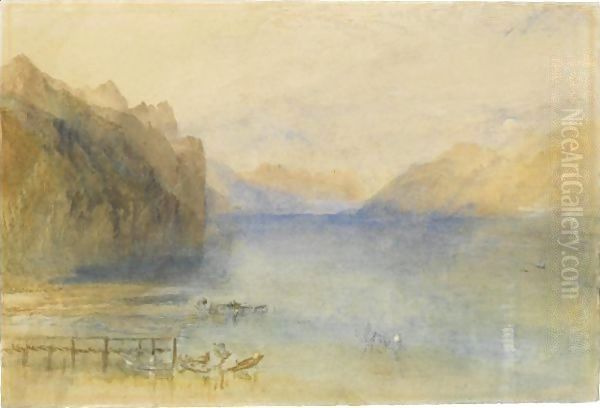 Lake Lucerne Oil Painting by Joseph Mallord William Turner