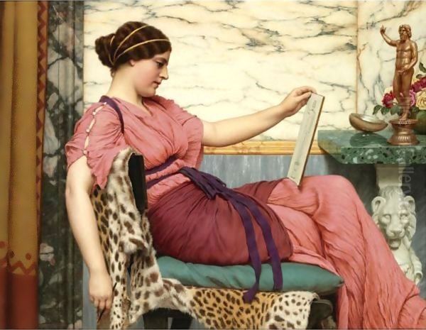 An Amateur Oil Painting by John William Godward