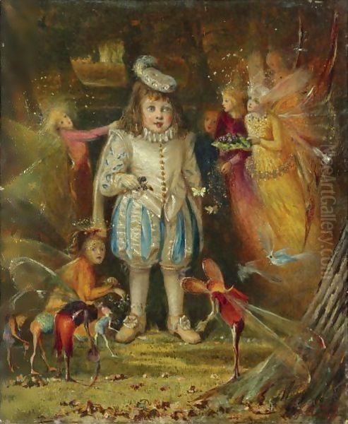 Fairyland Oil Painting by John Anster Fitzgerald