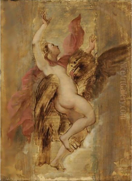 The Rape Of Ganymede Oil Painting by Peter Paul Rubens