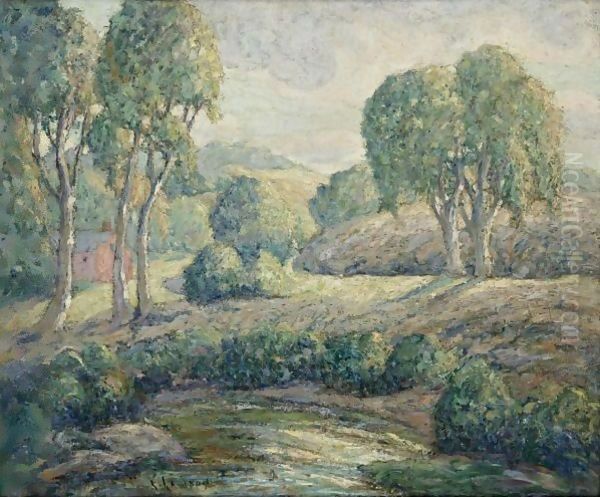 Romantic Landscape Oil Painting by Ernest Lawson