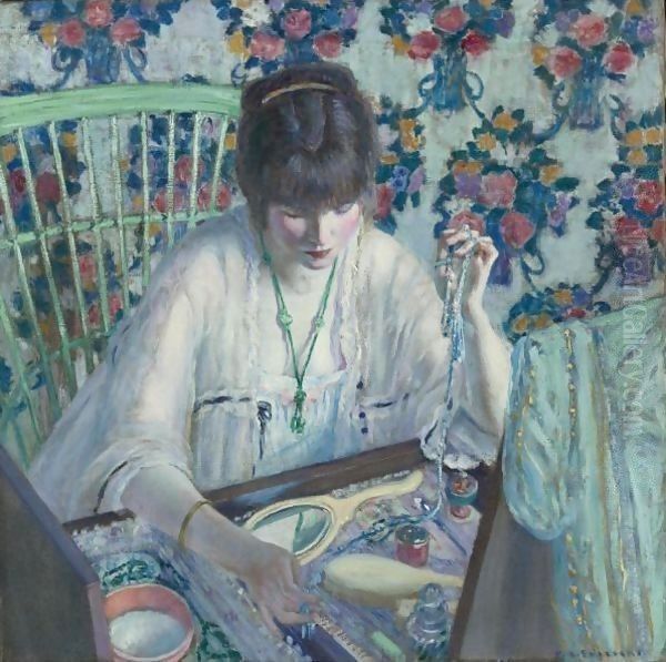 La Poudreuse Oil Painting by Frederick Carl Frieseke