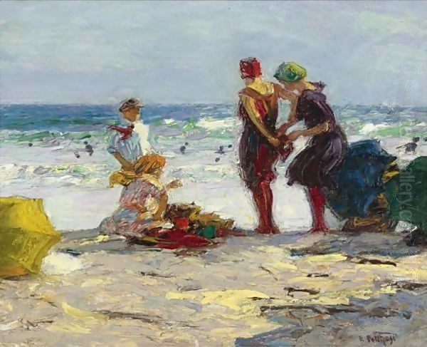 The Bathers 3 Oil Painting by Edward Henry Potthast