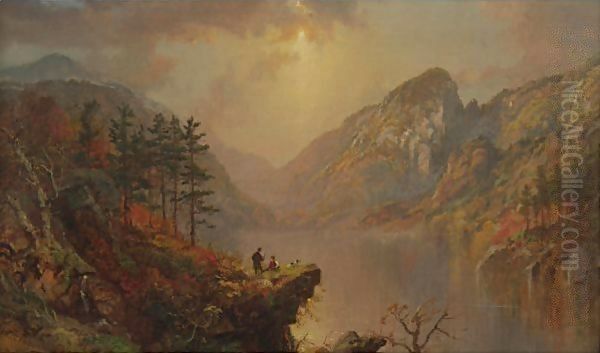 Eagle Cliff, White Mountains Oil Painting by Jasper Francis Cropsey