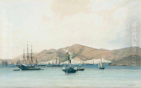 Charlotte Amalie, St. Thomas Oil Painting by Jean-Michel Cazabon