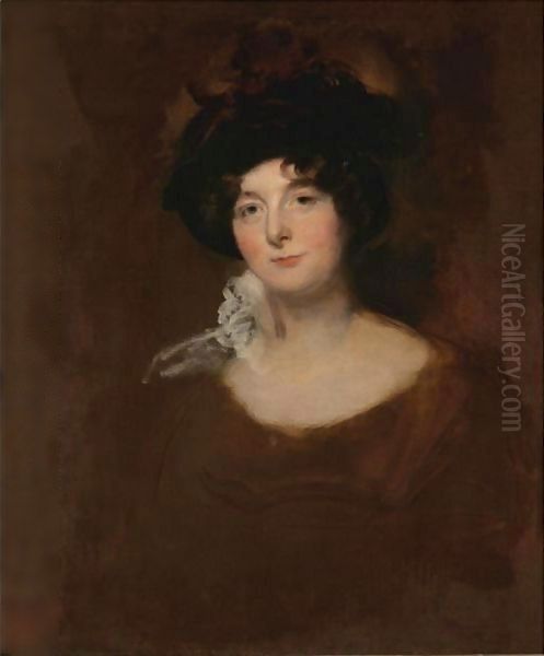 Potrait Of A Lady, Said To Be Lady Blessington's Sister Oil Painting by Sir Thomas Lawrence