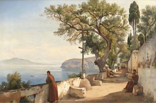 Sorrento 2 Oil Painting by Giacinto Gigante