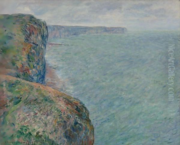 La Mer Vue Des Falaises Oil Painting by Claude Oscar Monet