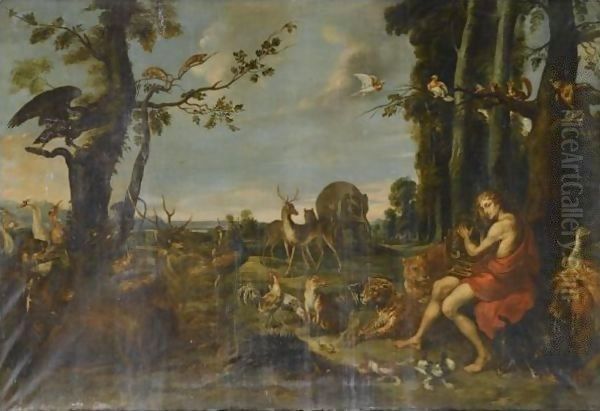 Orpheus Charming The Animals Oil Painting by Frans Snyders