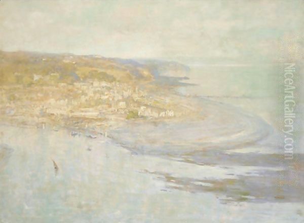 Teignmouth, Devon Oil Painting by Thomas E. Mostyn