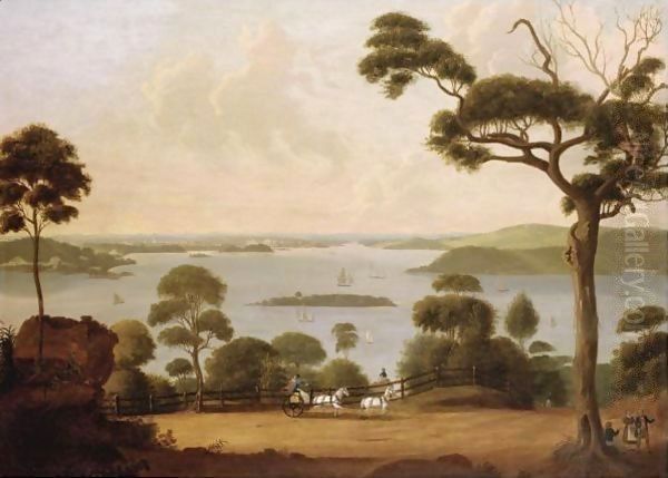 View Of Sydney Oil Painting by Jacob Janssen