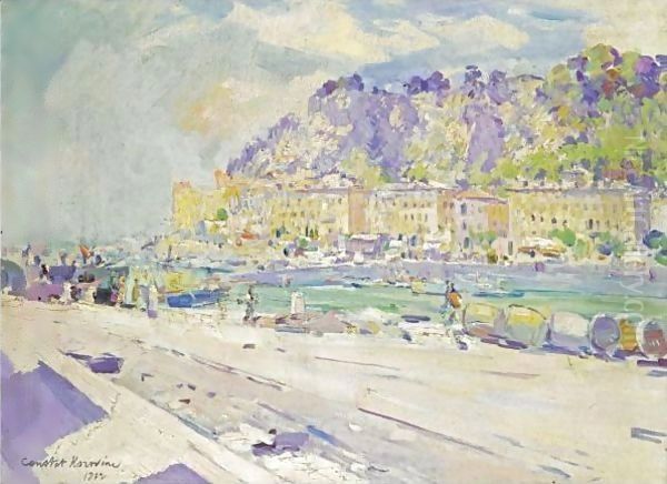 The South Of France Oil Painting by Konstantin Alexeievitch Korovin