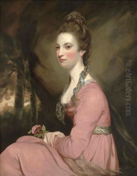 Portrait Of A Lady Oil Painting by Sir Joshua Reynolds