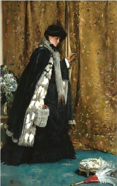 La Visite Matinale Oil Painting by Alfred Stevens