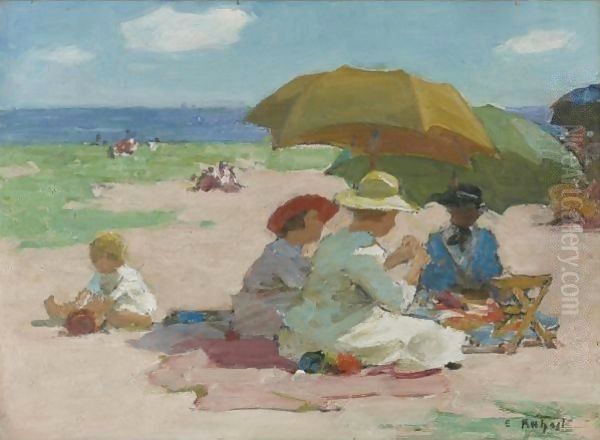 At The Beach 3 Oil Painting by Edward Henry Potthast