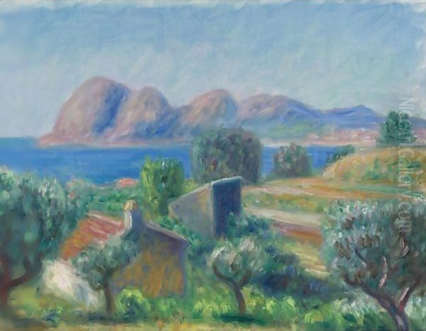 The Bay, La Ciotat Oil Painting by William Glackens