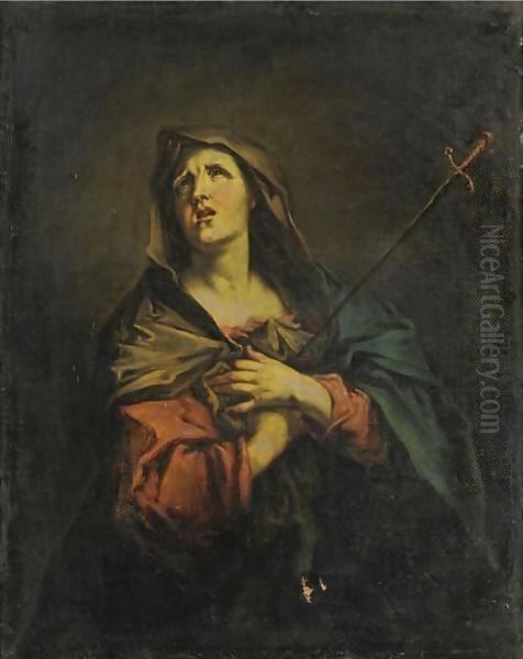 Santa Giustina Oil Painting by Giuseppe Antonio Pianca