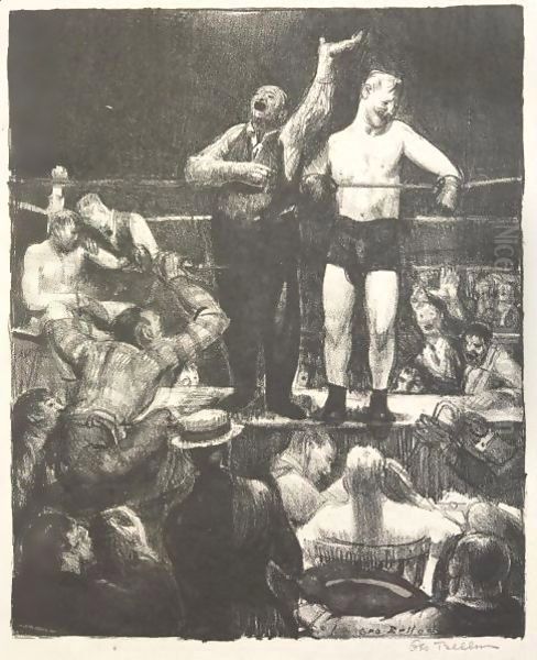 Introductions Oil Painting by George Wesley Bellows