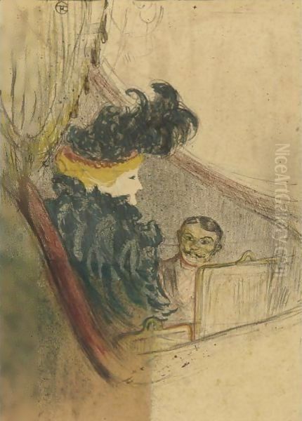 Idylle Princiere Oil Painting by Henri De Toulouse-Lautrec