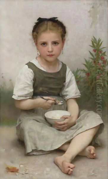 Le Dejeuner Du Matin Oil Painting by William-Adolphe Bouguereau