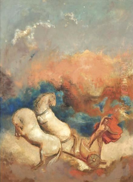 Phaeton 2 Oil Painting by Odilon Redon