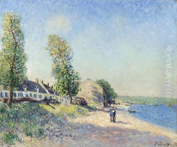 Saint-Mammes Le Matin Oil Painting by Alfred Sisley