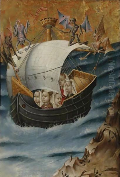 The Voyage Of St. Ursula To Cologne Oil Painting by German Unknown Masters