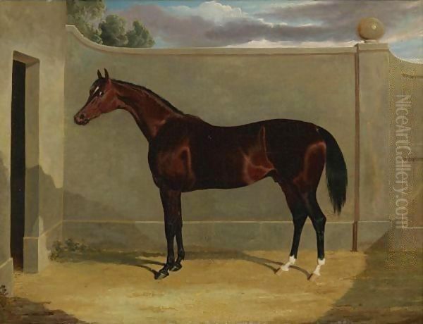 Figaro Oil Painting by John Frederick Herring Snr