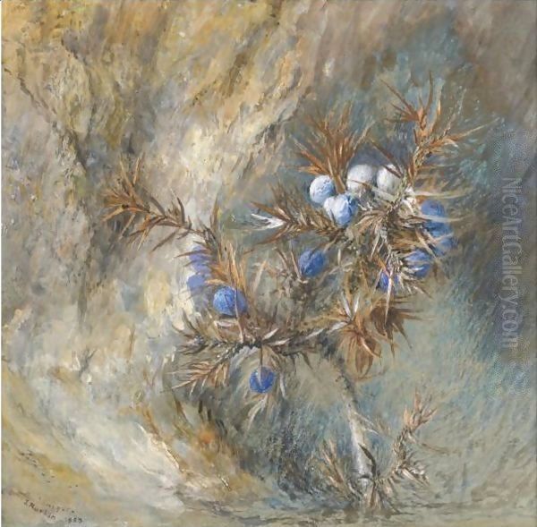 Juniper Oil Painting by John Ruskin