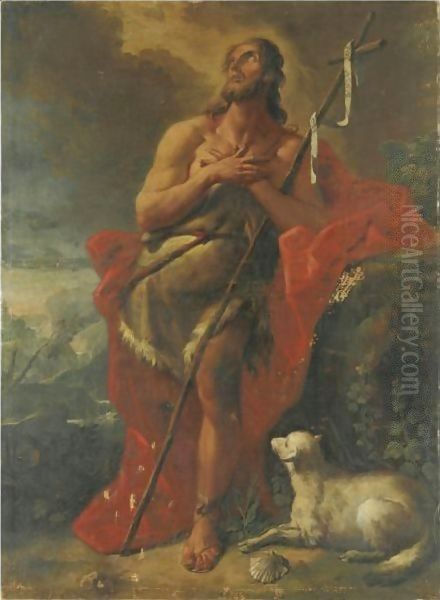 Saint John The Baptist Oil Painting by Gaspare Diziani