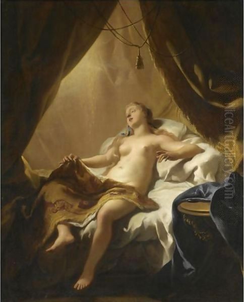 Danae Oil Painting by Jean Francois de Troy