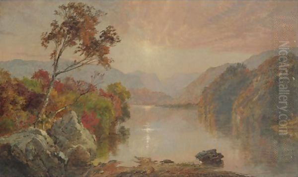 Autumn Landscape 3 Oil Painting by Jasper Francis Cropsey