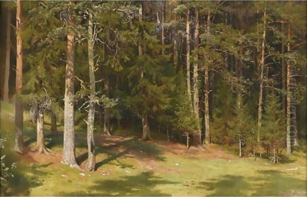 The Clearing 2 Oil Painting by Ivan Shishkin